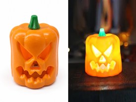 Lampara calabaza Halloween led 
